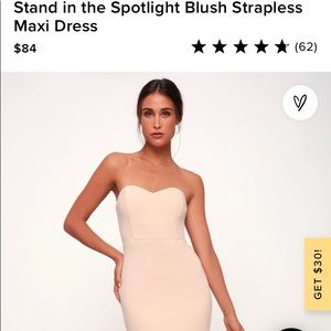 Lulus bridesmaid dress